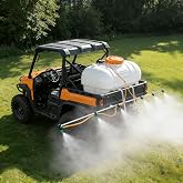 6 Nozzle ATV Sprayer Boom Wand Kit &ndash; 122" Spray Coverage for ATV &amp; UTV Sprayers, Row Crop, Adjustable Spray Patterns, Folding Design for Easy Transport (Sprayer Boom with Hook)