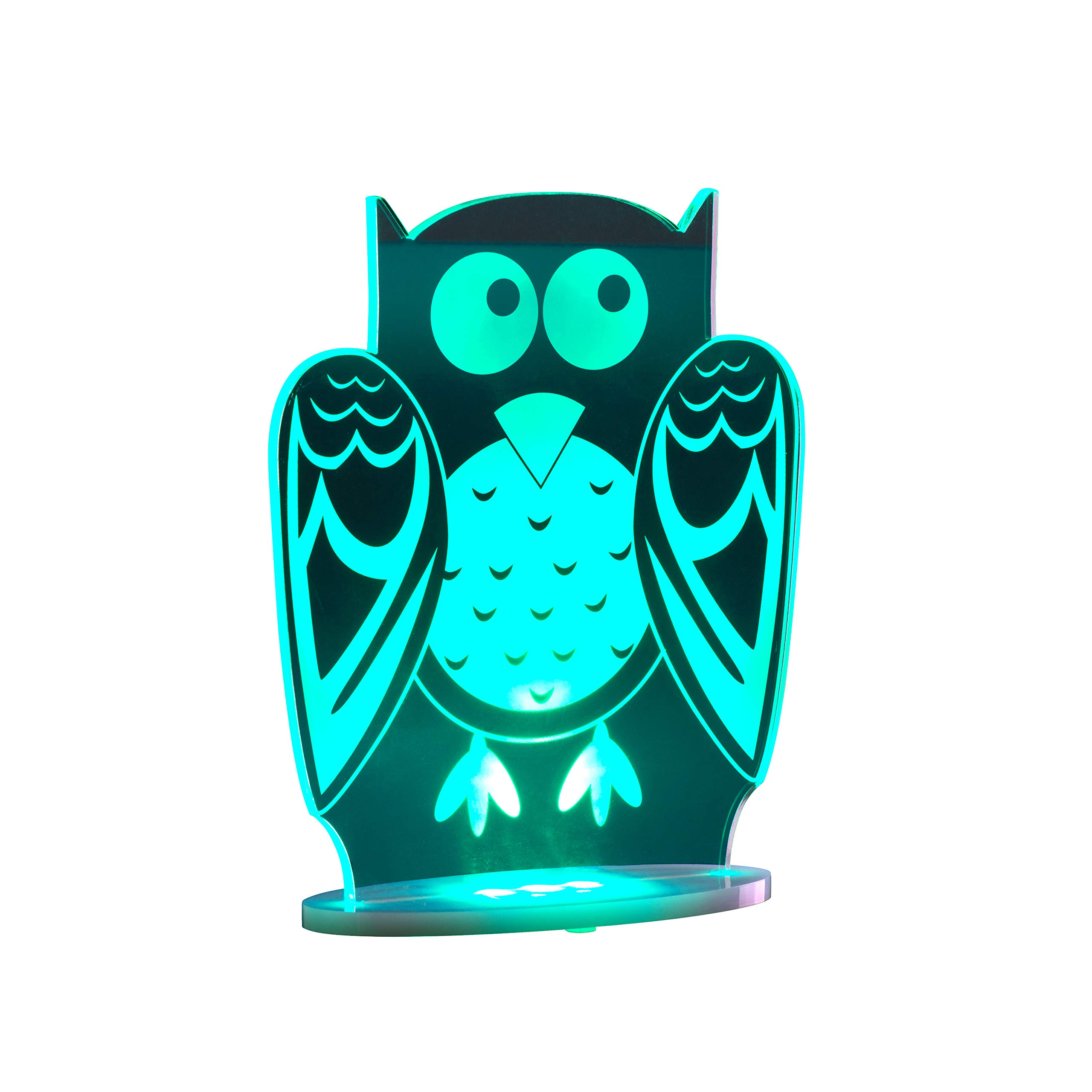 Arlec LED Colour Changing Owl Nightlight, White
