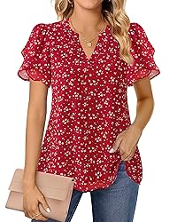 Lotusmile Ladies Blouses and Tops - Dressy, Casual