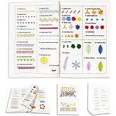 Embroidery Kit for Beginners Adults 87 Stitches Stitch Book | Complete DIY Hand Embroidery Starter Kit with Tools and Step by Step Guide Suitable for Beginners and Craft Enthusiasts