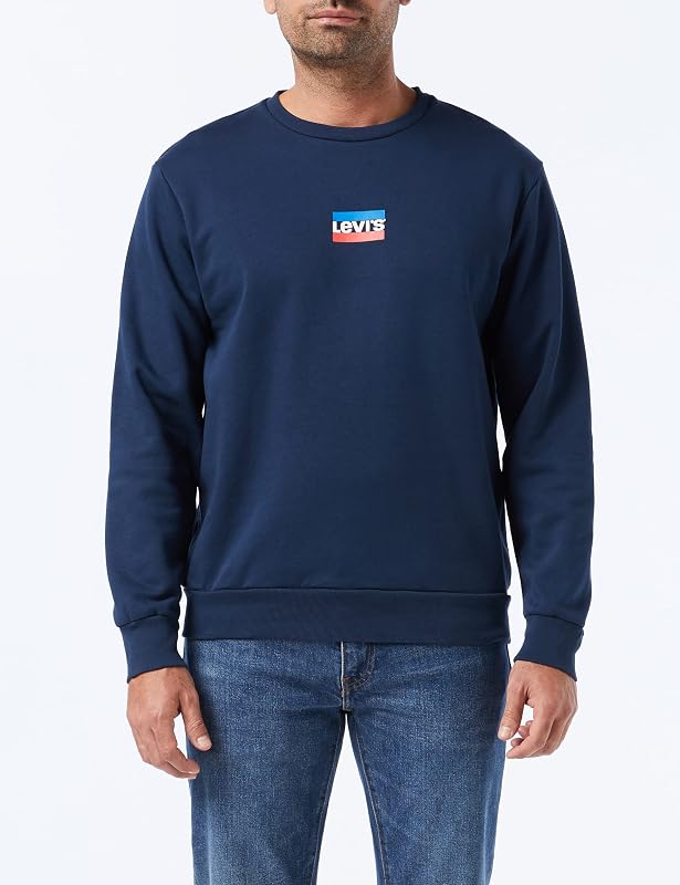 Standard Graphic Crew, Hombre, Mini Sportswear - Dress Blues, M