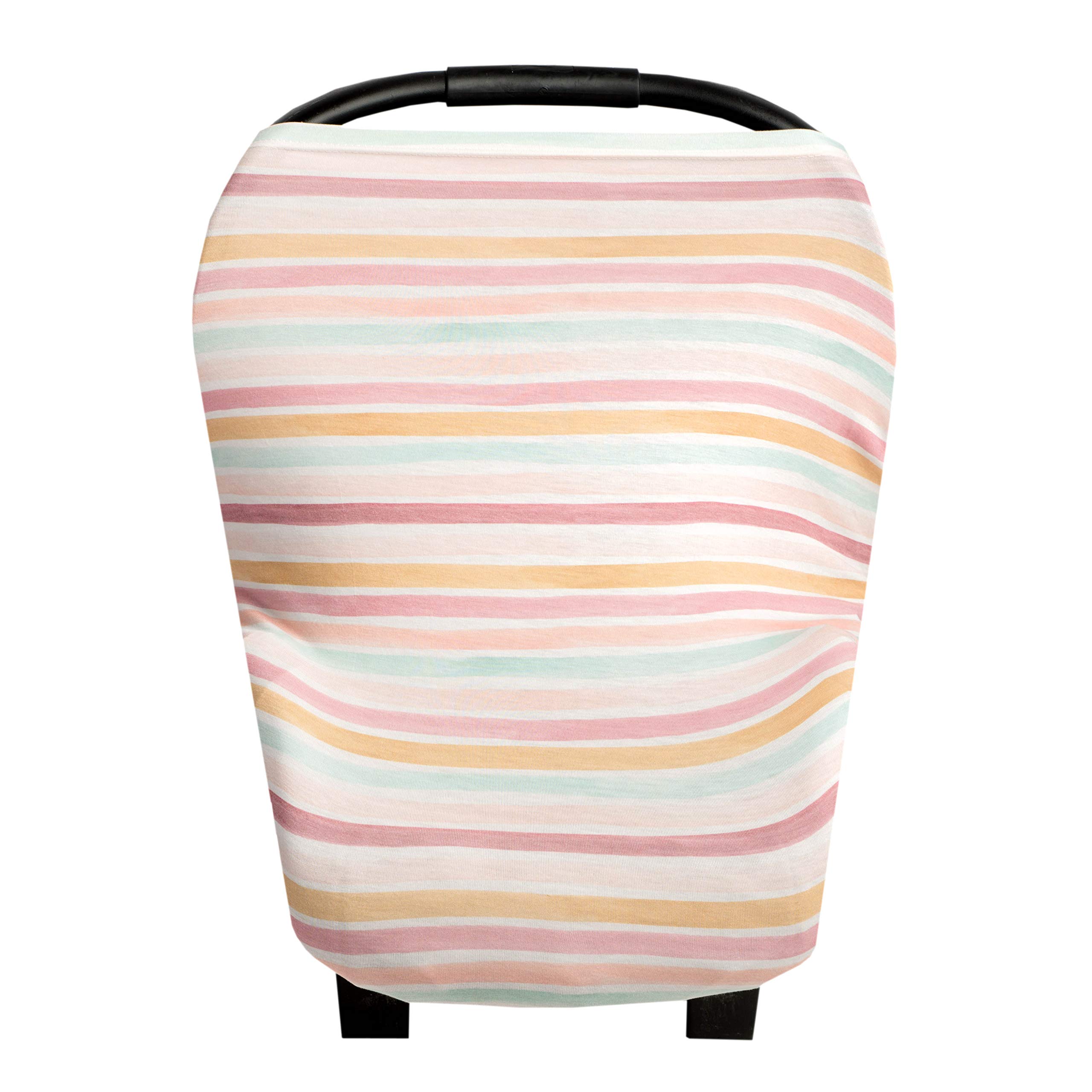 Copper Pearl Baby Car Seat Cover Canopy and Nursing Cover Multi-Use Stretchy 5 in 1 Gift "Belle"