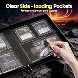 ProCase Top Loader Binder for Cards 144 Card 3x4 Pockets Black view 5