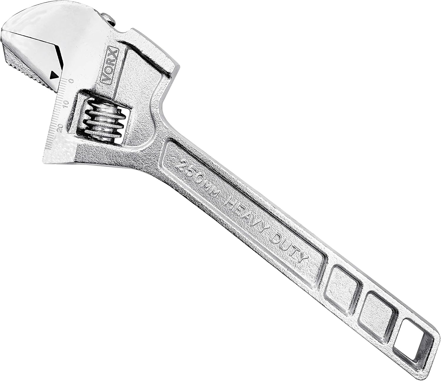 Vorx 10” Adjustable Wrench Pipe Wrench with Hammer Head 3 in 1