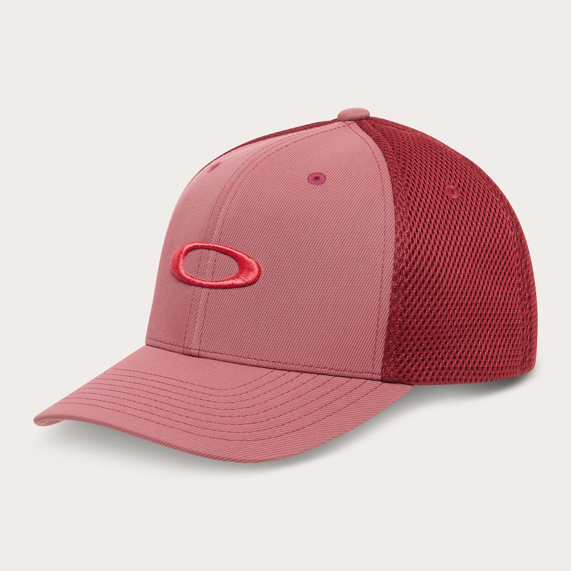 Oakley Mens Ellipse Mesh Hat, Rosewood, Large
