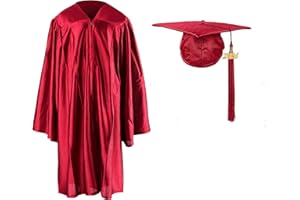 FtyFty Shiny Kindergarten Graduation Cap and Gown Set