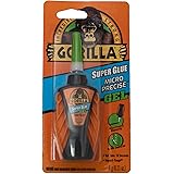 Gorilla Micro Precise Super Glue Gel, 6 Gram, Clear, (Pack of 1)