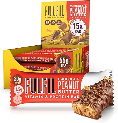 Fulfil Vitamin and Protein Bars Chocolate Peanut Butter 55 g x15 High Protein
