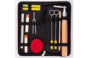 XUYIYUE Professional Piano Tuning Kit Piano Tuning Hammer and Mute kit Piano tuning Kit 12 pieces