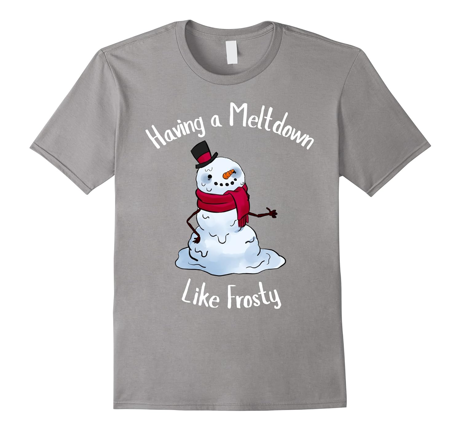 Funny Snowman T-shirt Festive Funny Tee-ANZ