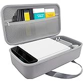 khanka Storage Case for Liene PixCut S1 Printer - Fits Liene PixCut S1 Photo Sticker Printer Die Cutting Machine & Cutting Blade/Ink Cartridge, All - in - One Grey Protector