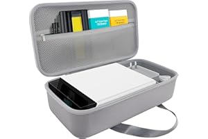 khanka Storage Case for Liene PixCut S1 Printer - Fits Liene PixCut S1 Photo Sticker Printer Die Cutting Machine & Cutting Blade/Ink Cartridge, All - in - One Grey Protector