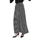 Tronjori Women High Waist Casual Wide Leg Long Palazzo Pants Trousers Regular Size
