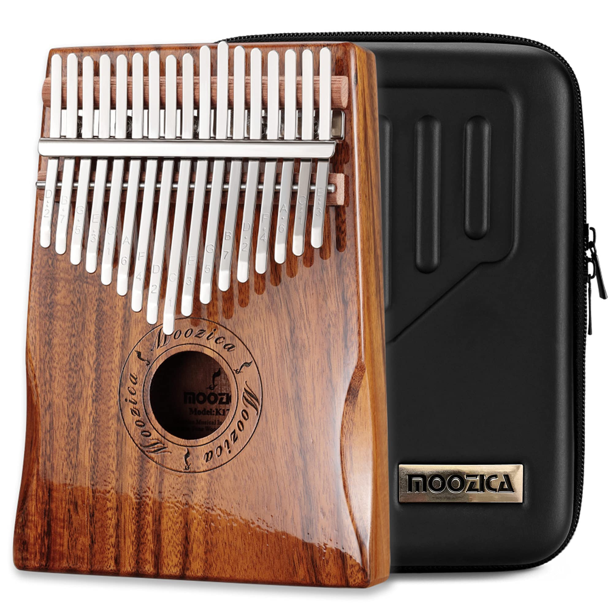 Moozica 17 Keys Kalimba Professional High Quality Thumb Finger Piano Musical Instrument Gift (K17K)
