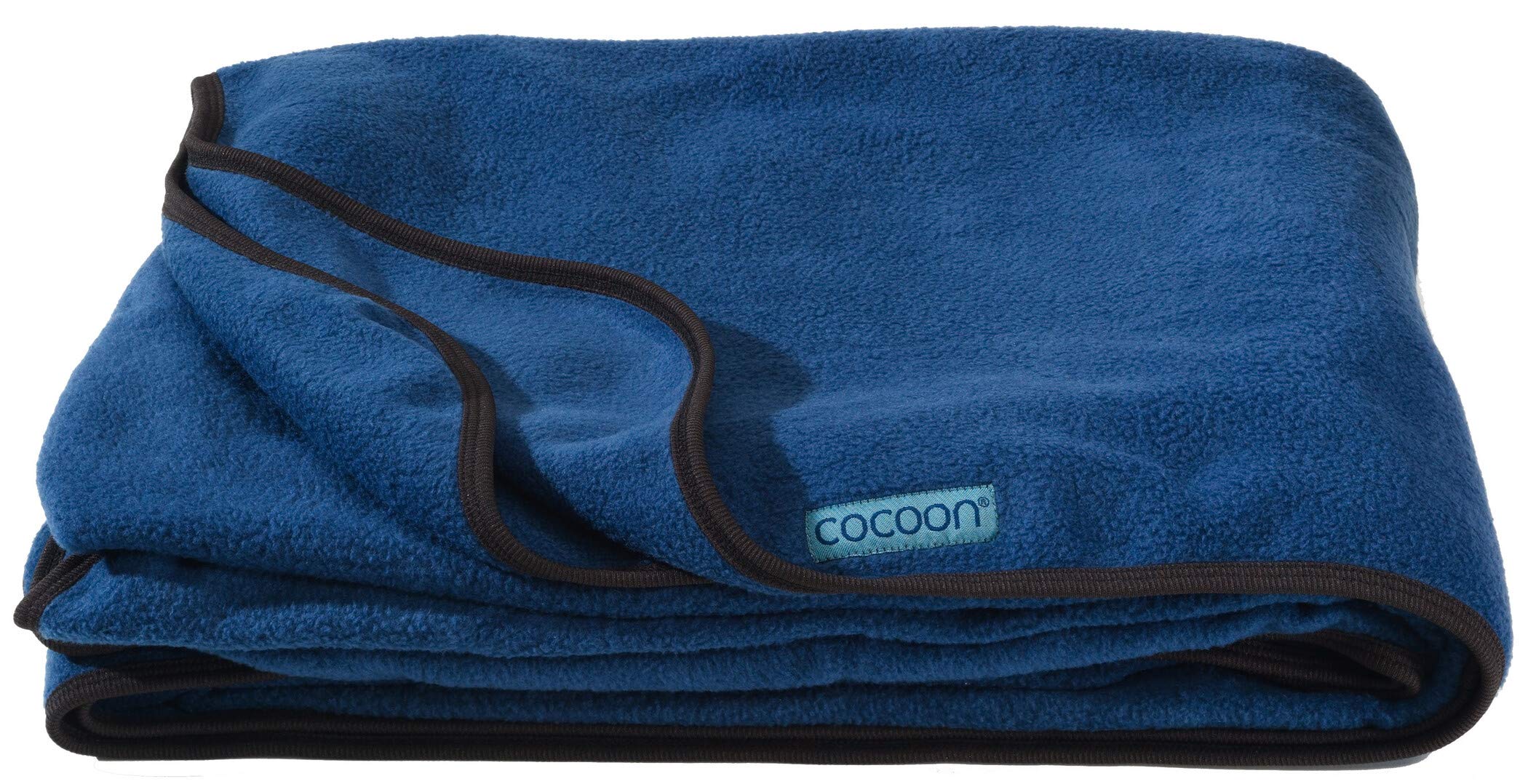 cocoon- Premium - Travel Fleece Blanket - Cozy, Soft, Warm, Lightweight (Regular 79" x 63" - Midnight Blue)