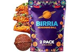 KIMAZO Birria Bomb Balls Seasoning, Authentic Mexican Stew Spice Mix for Tacos, Burritos, Nachos, and Quesadillas, Made with Real Mexican Seasoning, and Spices for Quick and Flavorful Meals