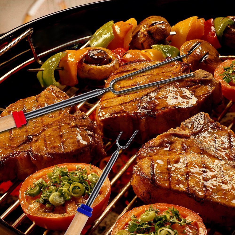 skewers campfire picnic