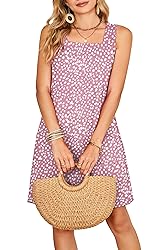 OFEEFAN Pink Dress for Women Summer 2025 Sundresses