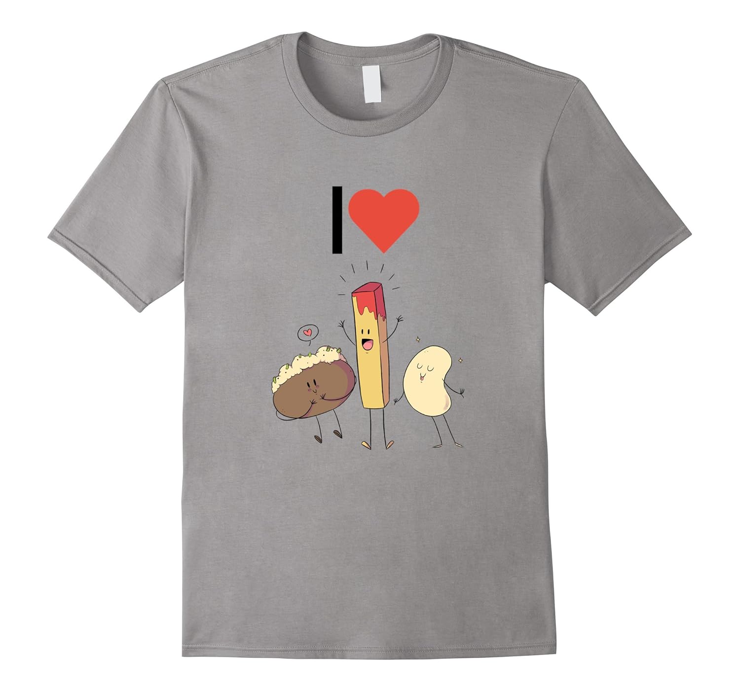 Love Potatoes Vegetable T-shirt Funny Foodie Tee-ANZ