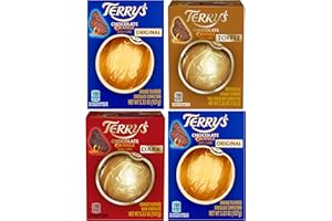 NOSH PACK Chocolate Orange Ball Christmas Chocolate- Variety Pack with Milk Chocolate, Dark Chocolate, Toffee and White Chocolate Flavors