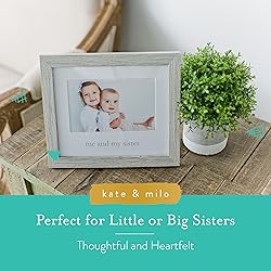 Kate & Milo Rustic Me & My Sister Frame, Sibling
