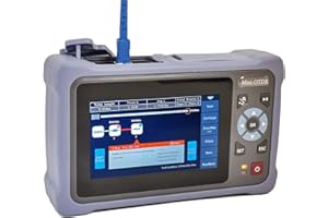D YEDEMC Mini-Pro SM OTDR 1310/1550nm 26/24dB 4.3 inches Touch Screen Test Rang 5m-100Km Optical Network Tester Built in OPM/OLS / RJ45 / VFL APC Connector with FC/UPC-FC/APC-SX (YD-4000-APC)