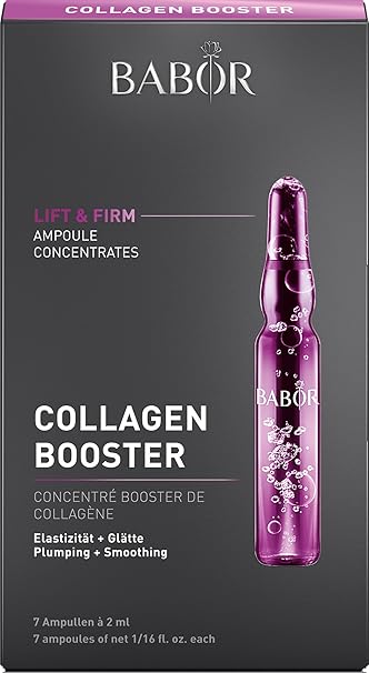 BABOR AMPOULE CONCENTRATES Collagen Booster, Gesichtspflege mit Anti Aging Effekt, für mehr Elastizität, Anti Falten Serum, m