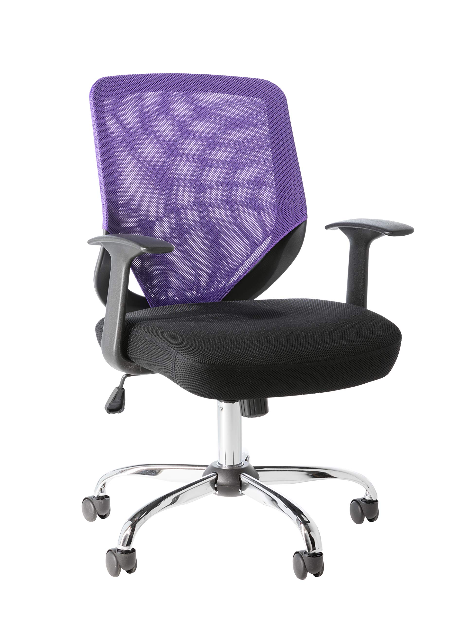 Alphason,AOC9201-M-PUR,Atlanta Back Operator Chair - Black and Purple,Black and Purple