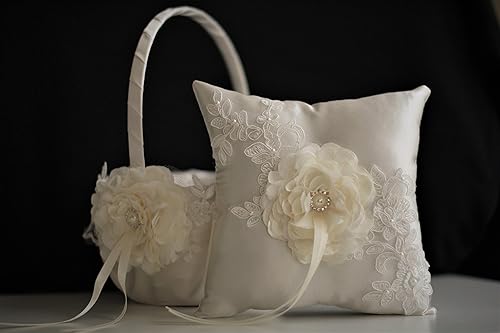 champagne flower girl basket