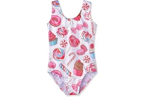 HOZIY Gymnastics Leotards for Girls Unicorn Pink Purple Sparkly Dancewear Activewear Quick Dry