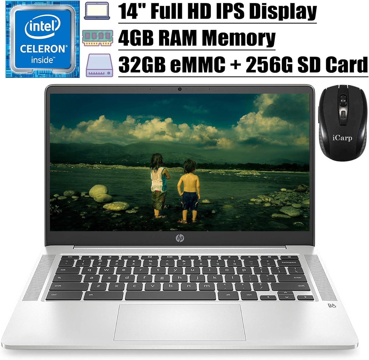 2020 Flagship HP Chromebook 14 Laptop Computer 14