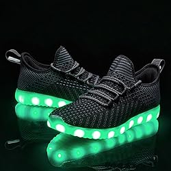 BosenHulu Light Up Shoes for Women Men USB Charging