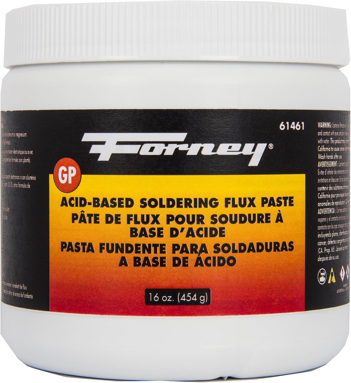 Forney 61461 Acid PetroBased Flux Paste, 16 oz