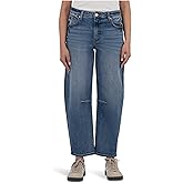 KUT from The Kloth Womens Ashley High Rise Slouchy Barrel Straight Leg