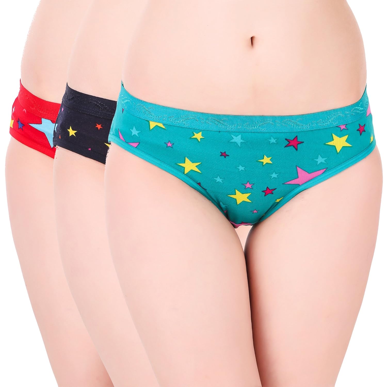 masha women printed multicolor panties-pt3pc-124-s-p
