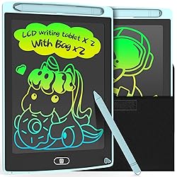 LEYAOYAO 2 Pack LCD Writing Tablet 8.5inch with Bag