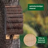 Gardigo Bat Box Wood Nesting Box Hanging Bat House Approx. 29x14x8 cm view 5