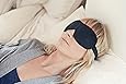 Luxury Patented Sleep Mask, Nidra Deep Rest Eye Mask with Contoured Shape and Adjustable Head Strap, Sleep Satisfaction Guaranteed, Sleep Anywhere, Anytime