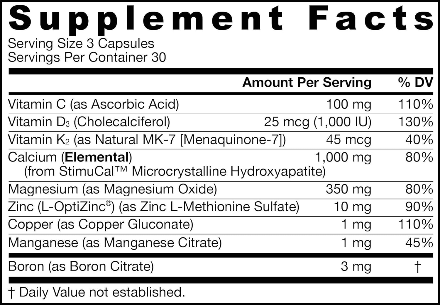 Jarrow Formulas Bone-Up Three Per Day, Promotes Bone Density, 90 Caps: Health & Personal Care