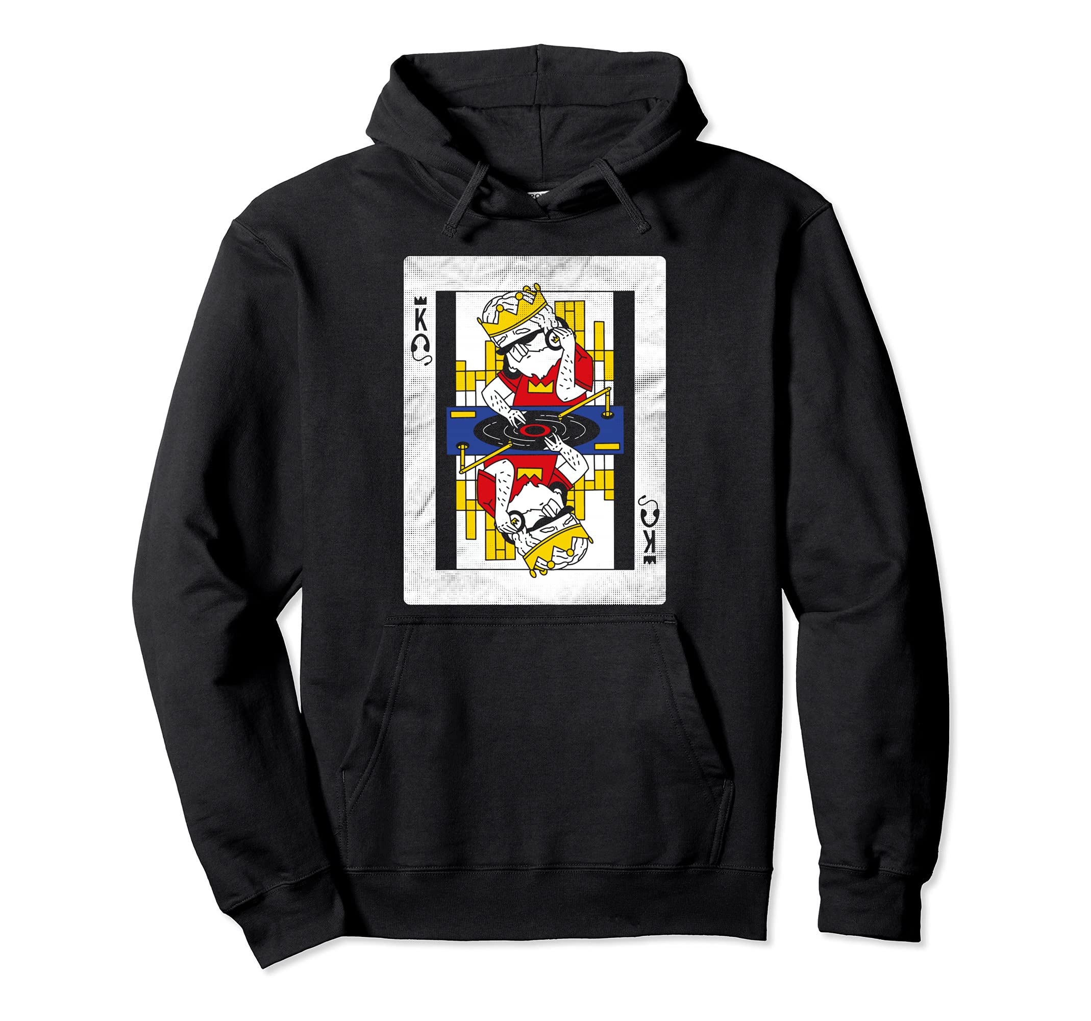 DJ Vinyl Turntables Vintage Analog Synth Producer Pullover Hoodie