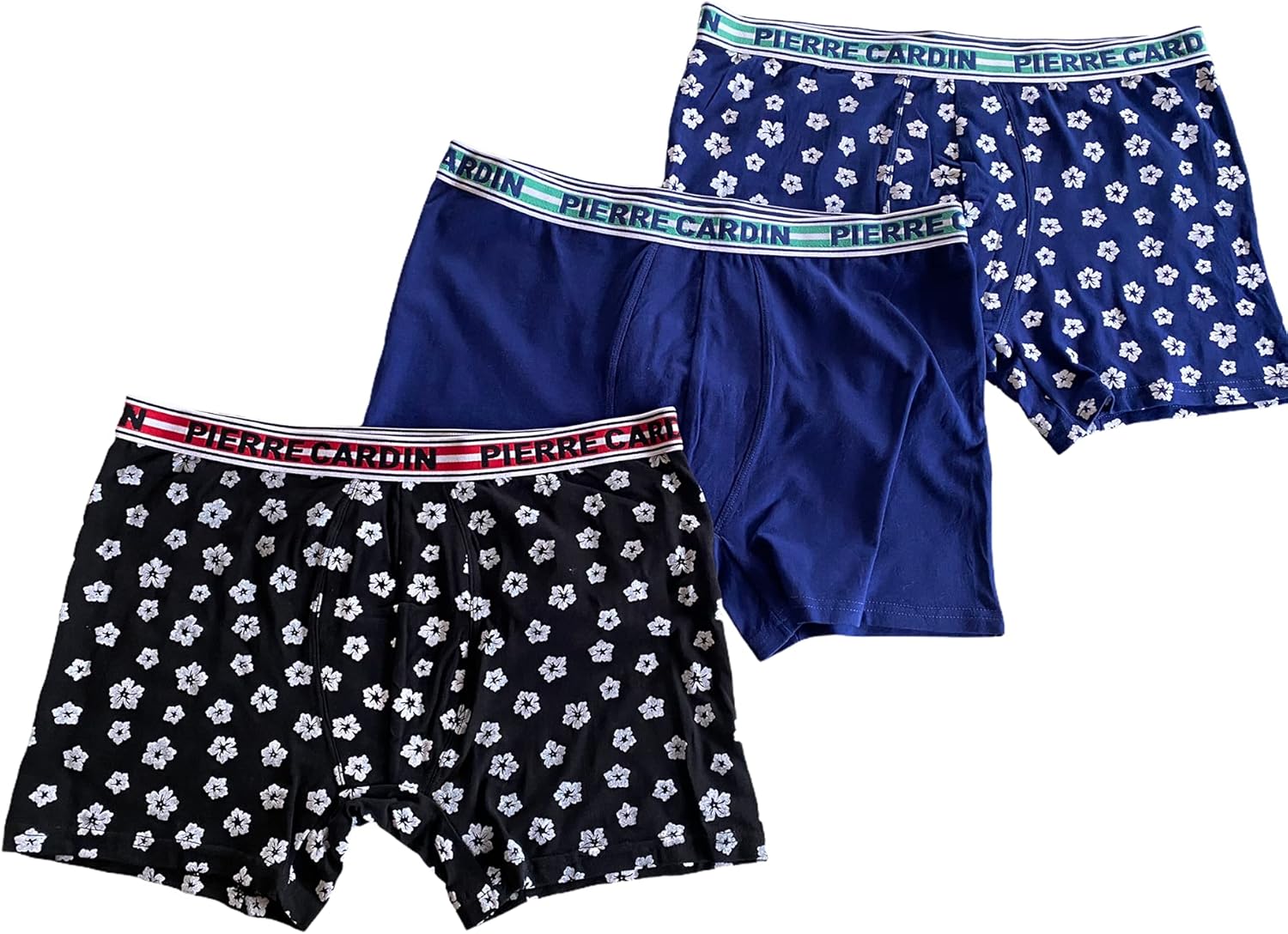 Pierre Cardin 3 Boxer Uomo Cotone Elasticizzato Intimo Underwear