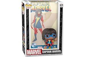 Funko Pop! Cover Art Marvel Collection Collectible Vinyl Figure Comic Covers (Captain Marvel - Kamala Khan)