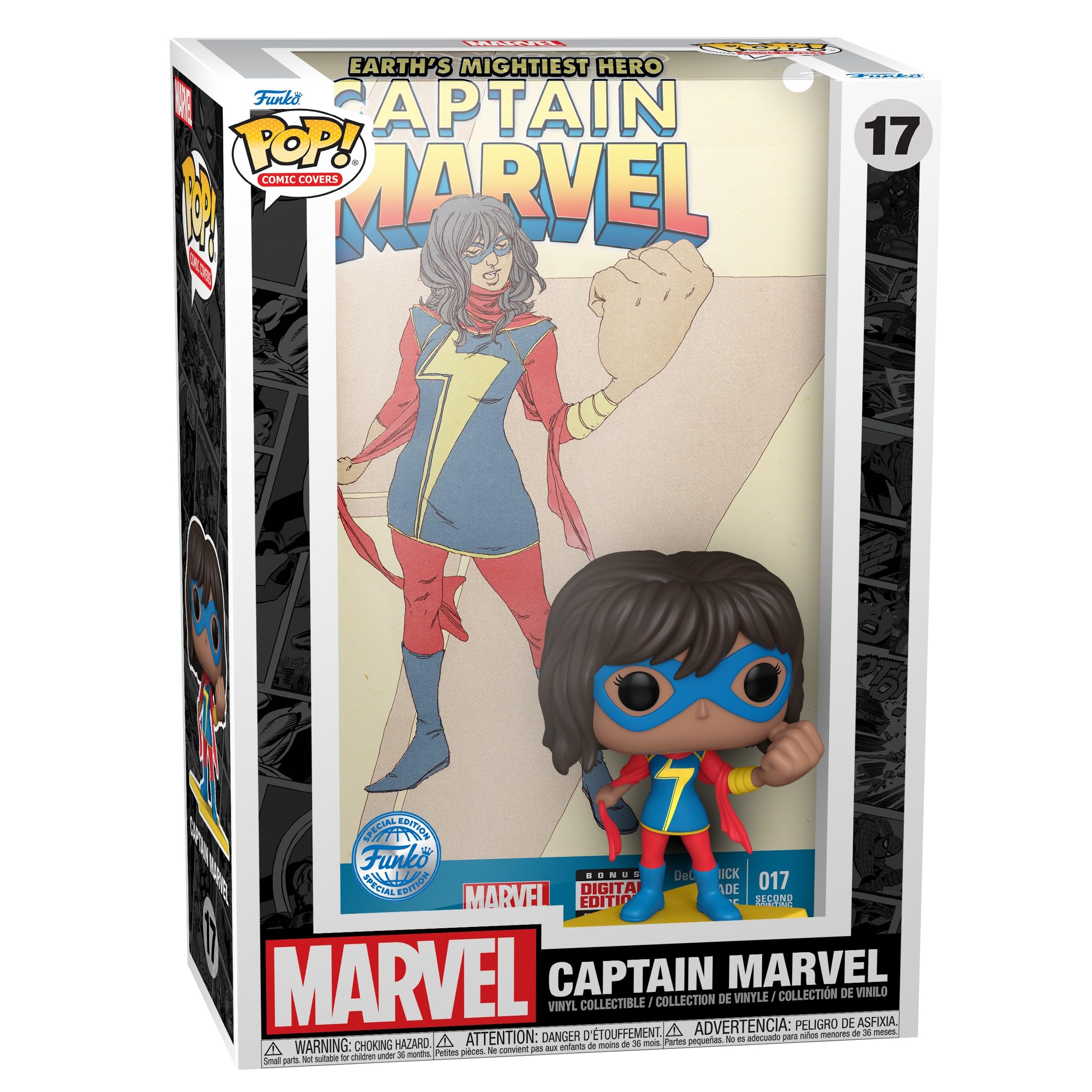 Funko Pop! Comic Cover: Marvel - Kamala Khan - the Marvels - Collectable Vinyl Figure - Gift Idea - Official Merchandise - Toys for Kids & Adults - Movies Fans - Model Figure for Collectors