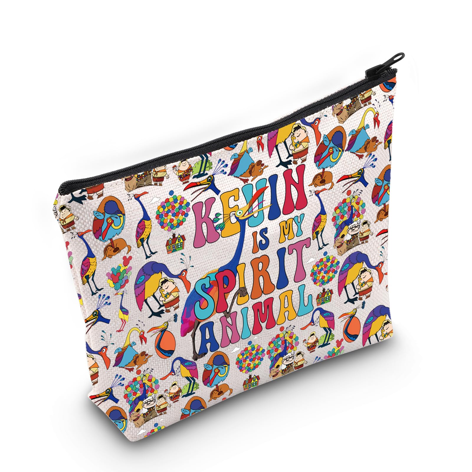 LEVLO Up Movie Cosmetic Bag Kevin Fans Gift Kevin Is My Spirit Animal Makeup Zipper Pouch Bag, Kevin Full, 0