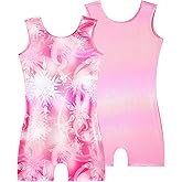 Girls Leotards for Gymnastics Size 2t 3t Sparkly Pink Snowflake Solid Pink 2 Pack Durable Stretchy Dancewear