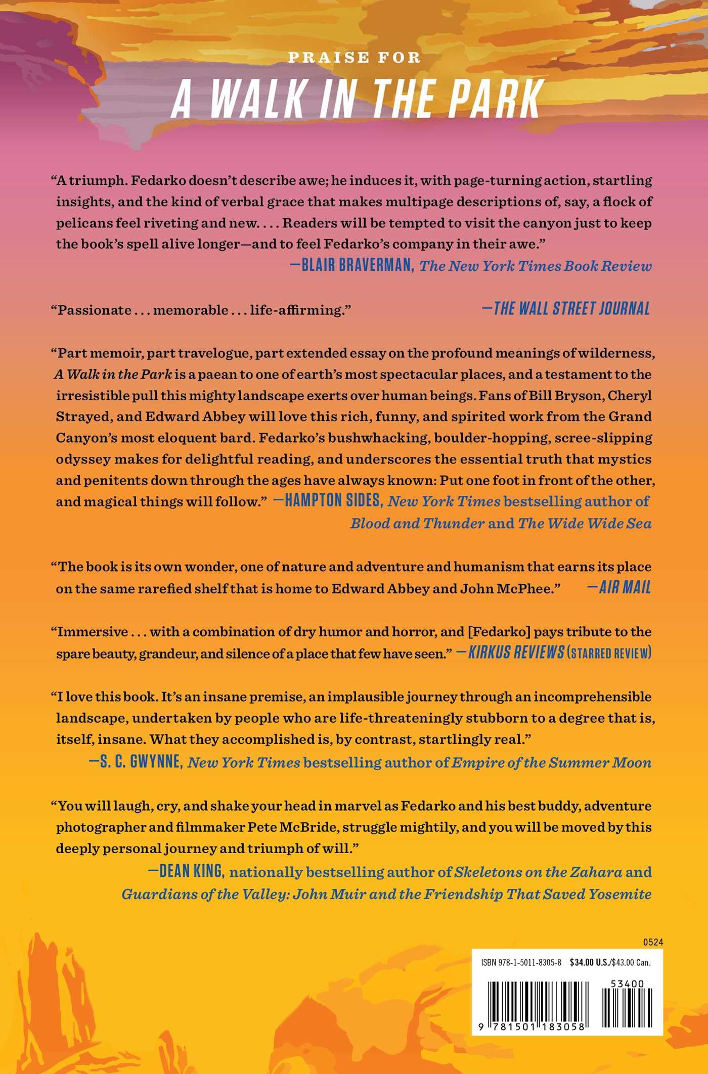 A Walk in the Park: The True Story of a Spectacular Misadventure in the Grand Canyon