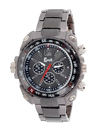 Analog Two Tone- Silver/Grey Dial Mens Watch - Cav04