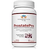 ProstatePro - 33 Herbs Saw Palmetto Prostate Health Supplements For Men | Reduce Urination | Hair Growth w/ DHT Blocker | Beta Sitosterol, Pygeum and Saw Palmetto for Men Prostate Support, 90 Capsules