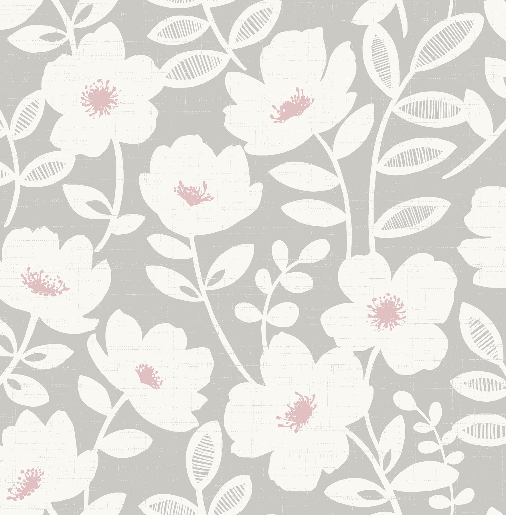 Urban Walls UW24772 Scandi Flower Sidewall, Pink