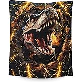 Blanket for Boys 6-8 Dinosaur Gifts for Dinosaur Lovers, Cool Soft Warm Cozy 50 x 40 Inches Kids Flannel Blankets Throws for Sofa Couch Chair Decor